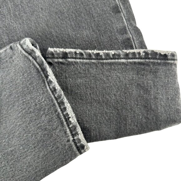 NWT Levis 501 Womens Black Cropped High Rise Straight Denim Jeans W29 L26 - Picture 5 of 11